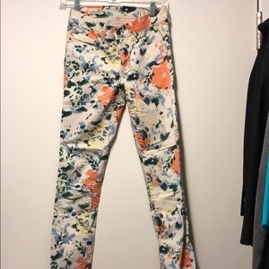 Gap 1969 floral legging jean